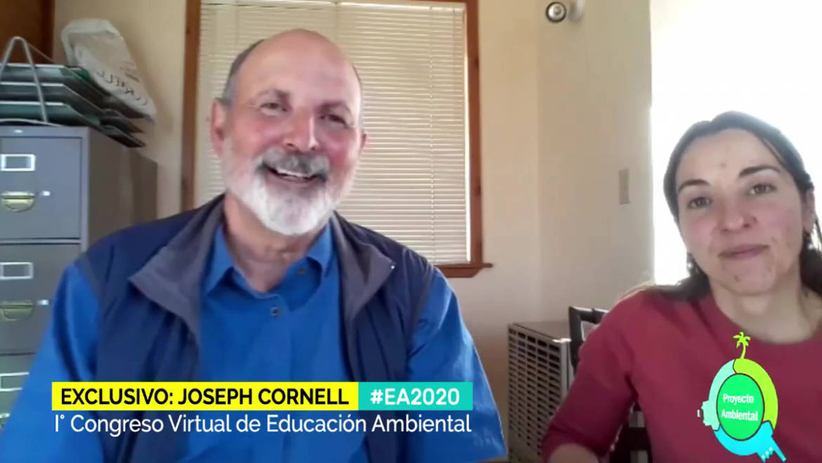 Conferencia de Joseph Bharat Cornell, referente en Educación Ambiental en la Naturaleza (traducida al castellano en directo)