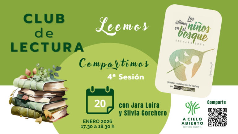 Club de Lectura a Cielo Abierto: «Los últimos niños en el bosque» de Richard Louv
