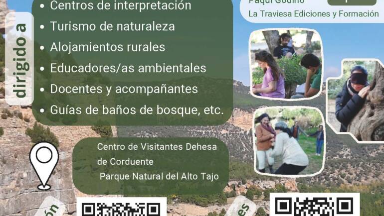 Curso «Educación Ambiental para reconectar con la naturaleza en el Parque Natural  Alto Tajo», Corduente (Guadalajara)