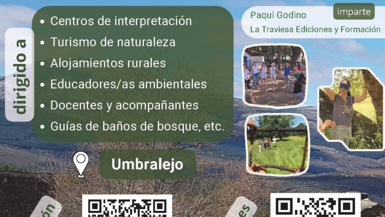 Curso «Educación Ambiental para reconectar con la naturaleza en el Parque Natural Sierra Norte de Guadalajara», Umbralejo (Guadalajara)